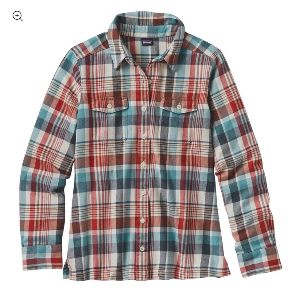 Patagonia Red and Blue Plaid flannel